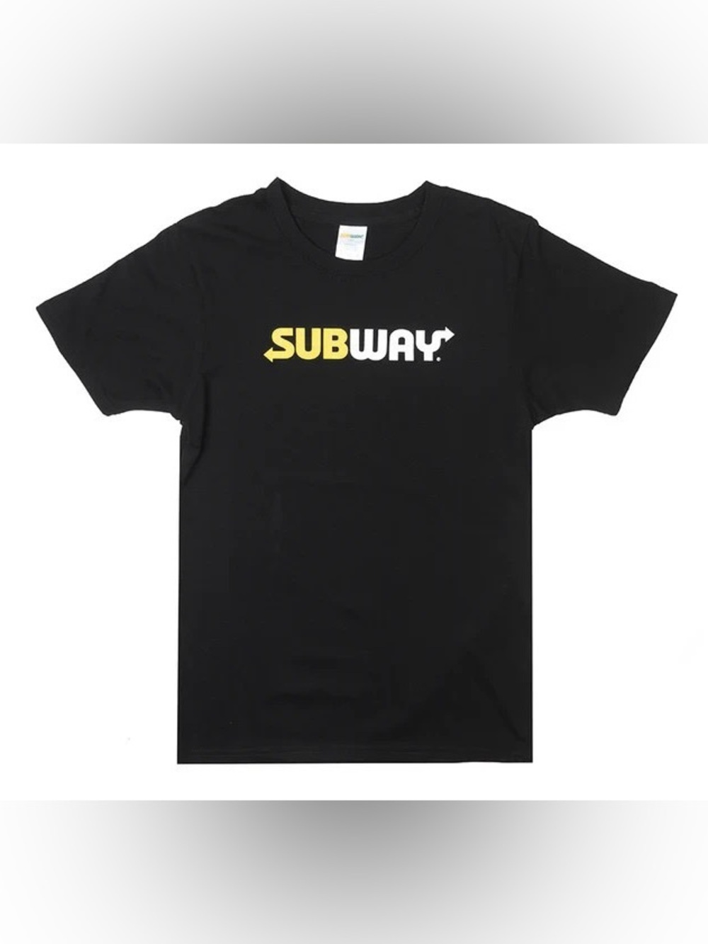 SUBWAY Uniform Staff T-Shirt Black Size Large SEALED/NEW